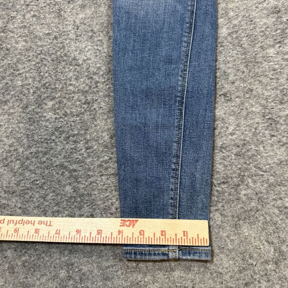 Old‎ Navy Rockstar Super Skinny High Rise Jeans Women's Size 00 Blue Denim - Picture 6 of 8